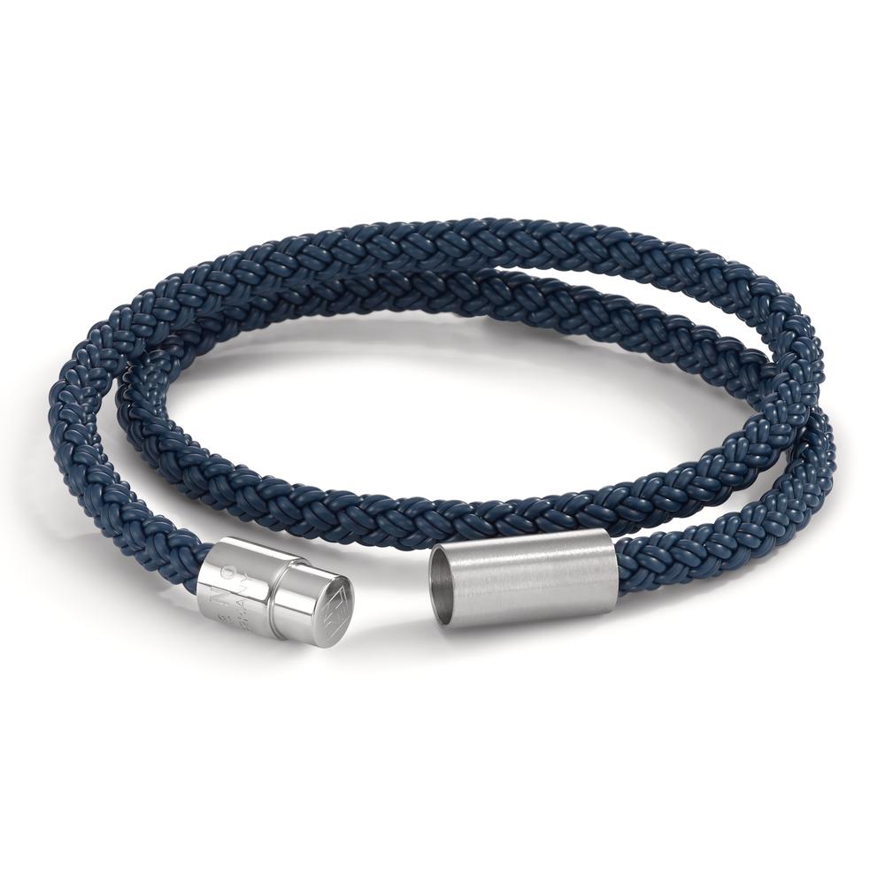 Bracelet Acier inoxydable, Caoutchouc 21 cm