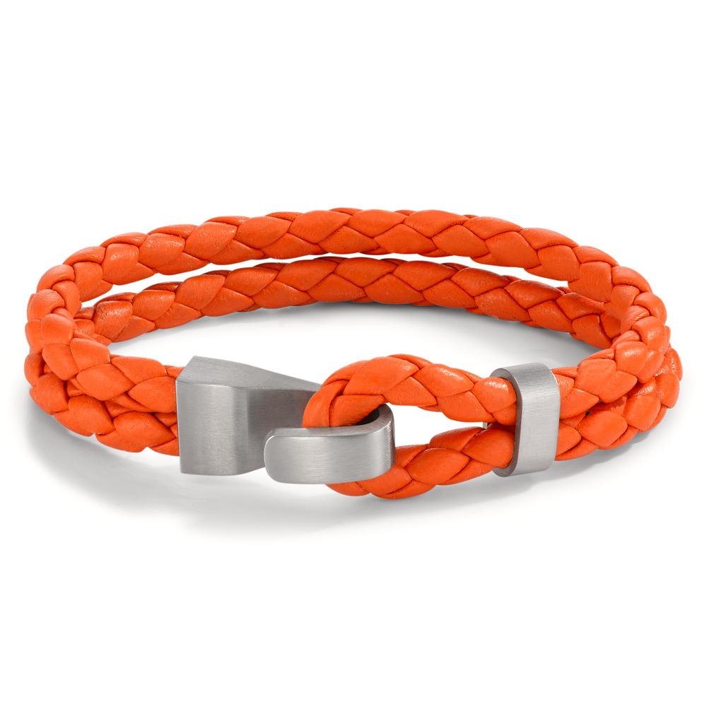 Bracciale Pelle, Acciaio inossidabile 19 cm