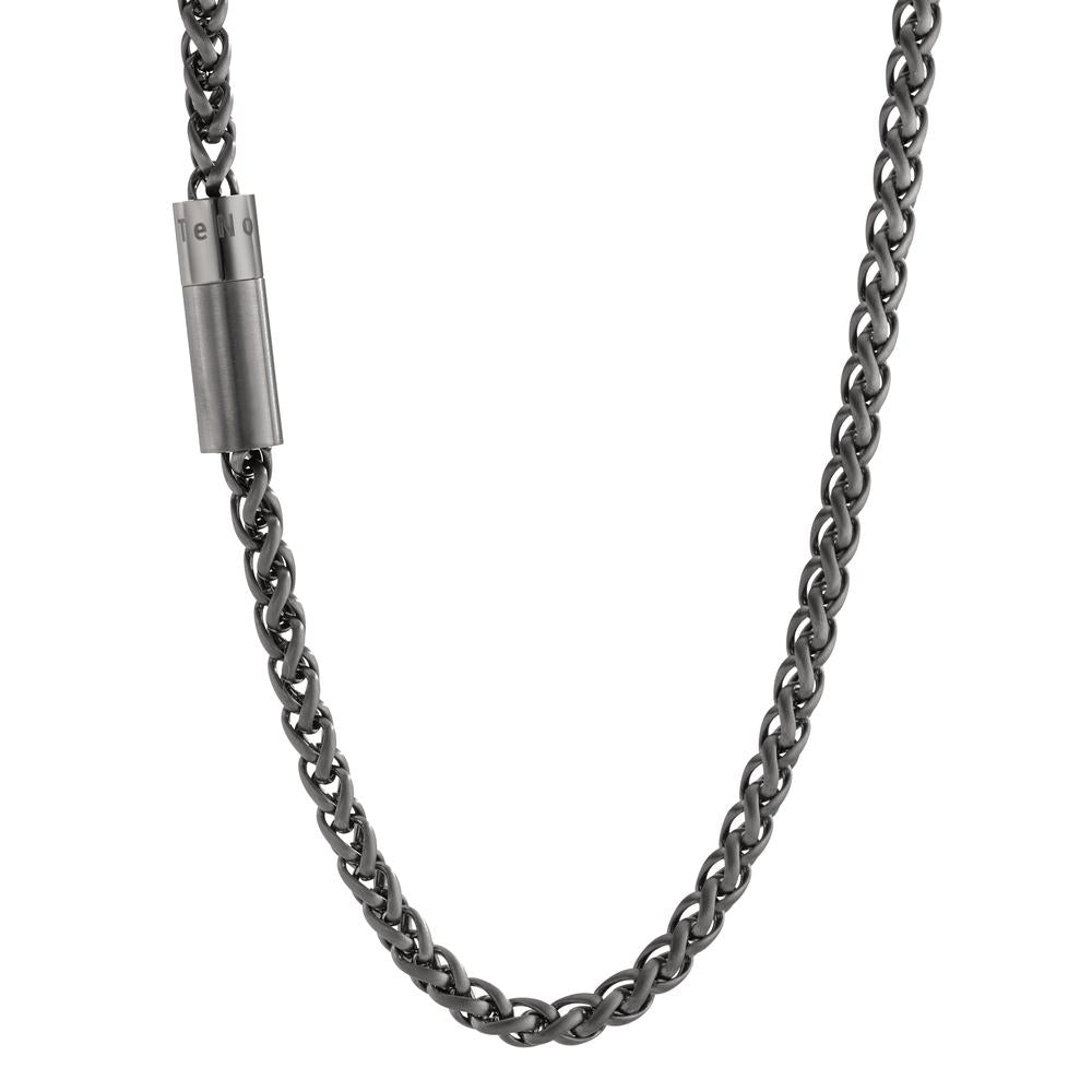 Collier Acier inoxydable gris PVD 45 cm