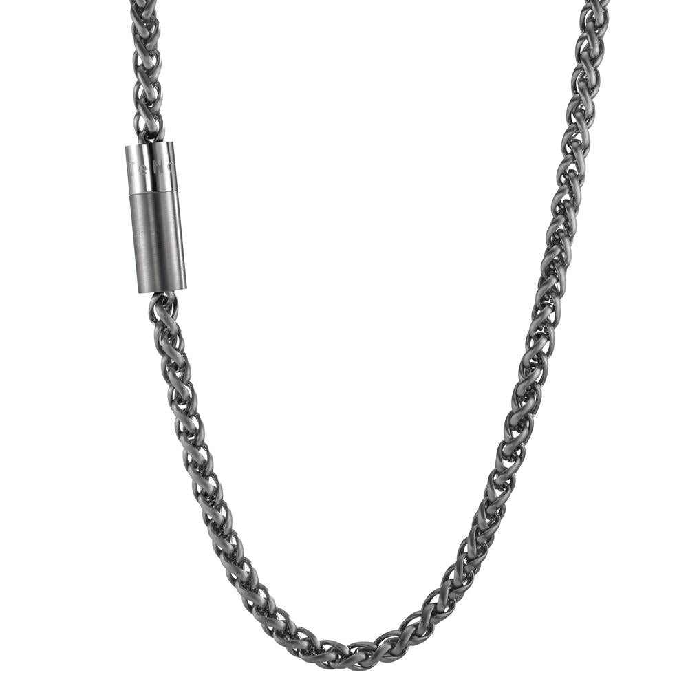 Collier Acier inoxydable gris PVD 45 cm