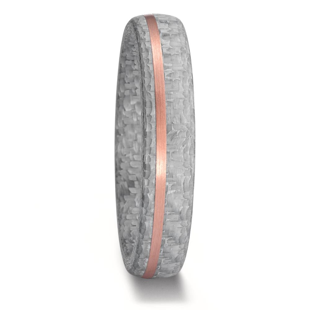 Partnerring 585/14 K Rosegold, Carbon