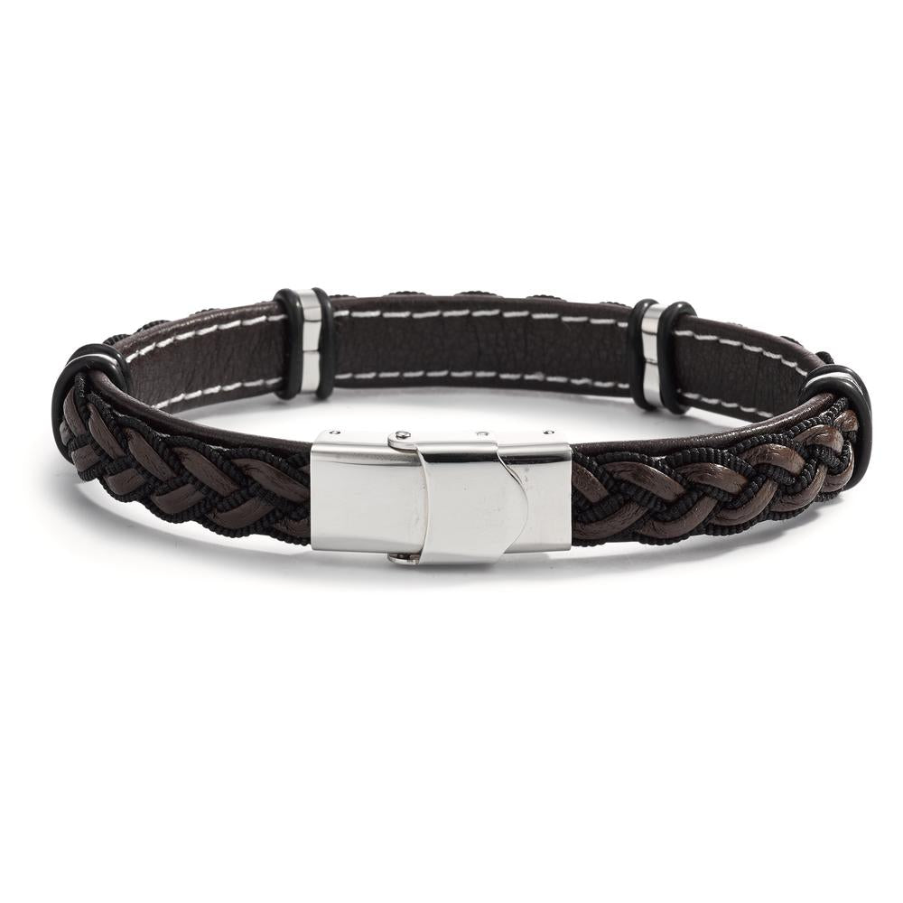 Bracciale Pelle, Acciaio inossidabile 21 cm