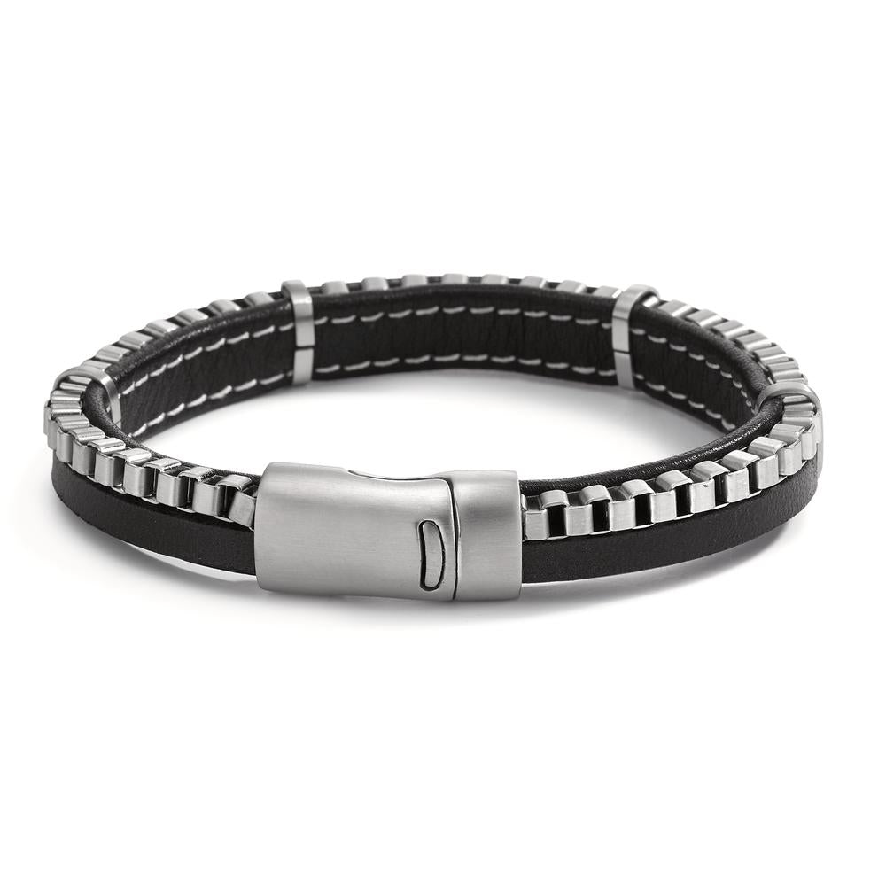 Bracciale Pelle, Acciaio inossidabile 20.5 cm