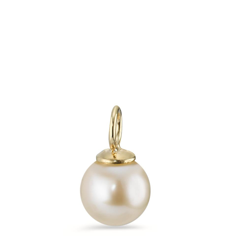 Charms Or jaune 18K perle d'eau douce