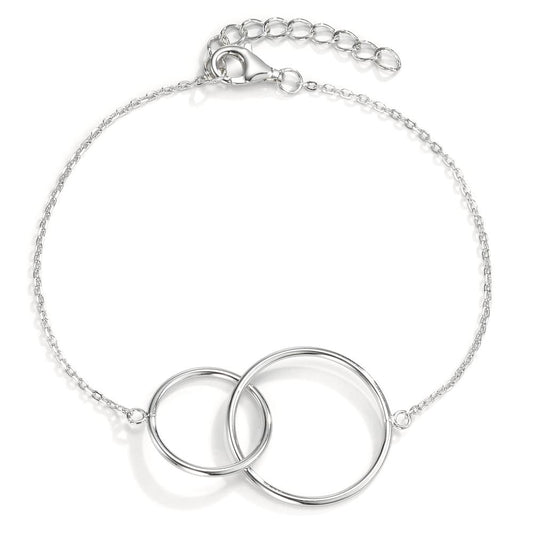 Bracciale Argento rodiato 15-18 cm Ø18 mm