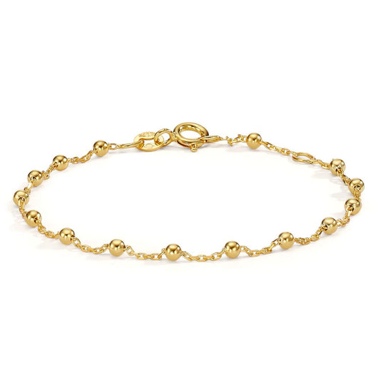 Bracciale Argento giallo dorato 16-18 cm