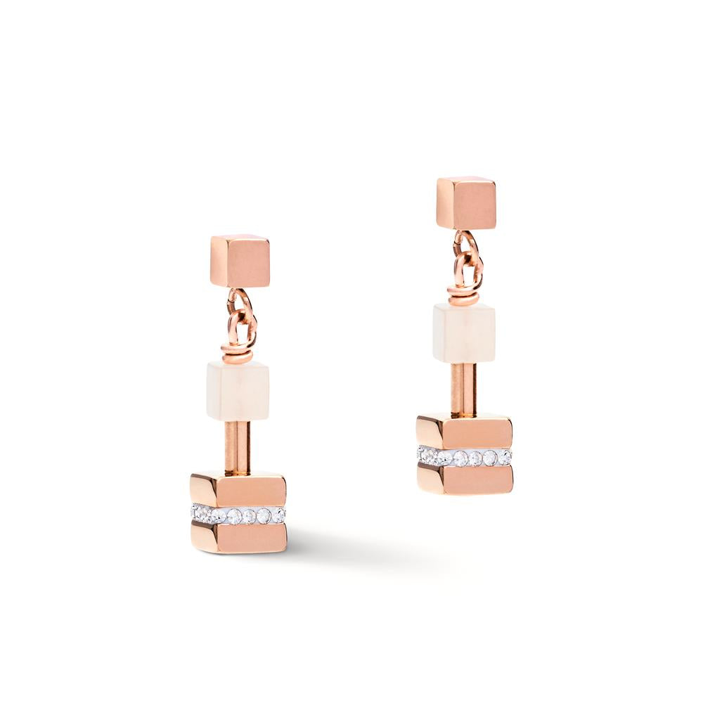 Pendant d'oreilles Acier inoxydable rosé PVD