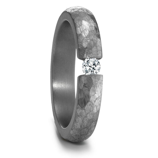 Partnerring 999 Tantal Diamant 0.10 ct, w-si