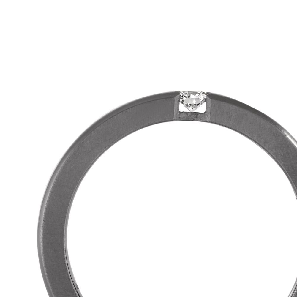 Anello del partner 999 Tantalio Diamante 0.05 ct, w-si