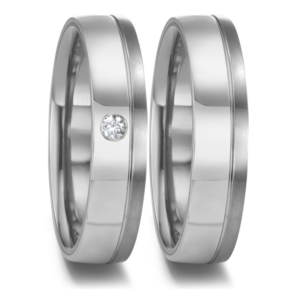 Partnerring 999 Tantal, 950 Platin