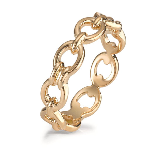 Fingerring Bronze gelb vergoldet