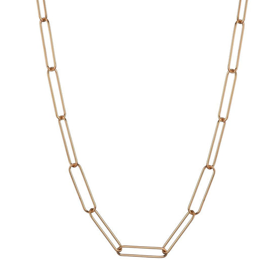 Collier Bronze jaune Plaqué or 39-44 cm