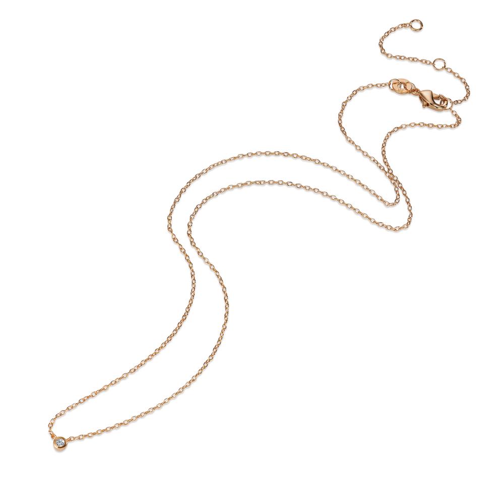 Collier Bronze Zircone 40-45 cm