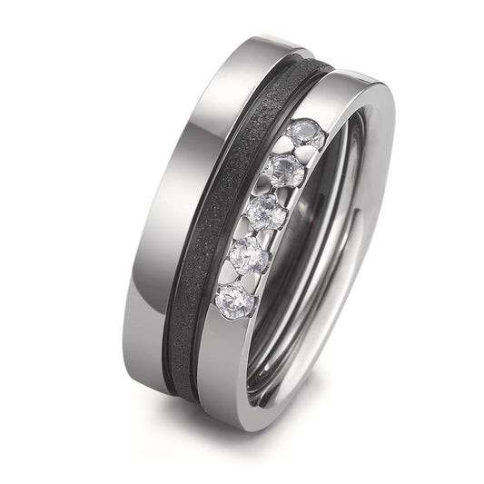 Ringset 3-teilig mit Zirkonia