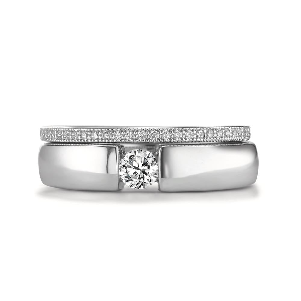 Bague Argent Zircone