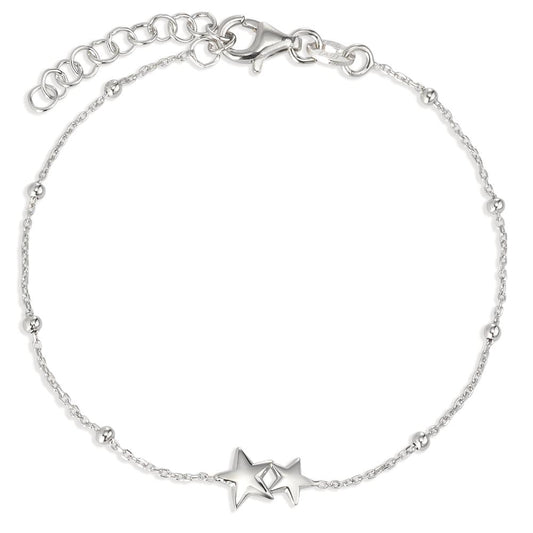 Bracciale Argento rodiato Stella 16-19 cm