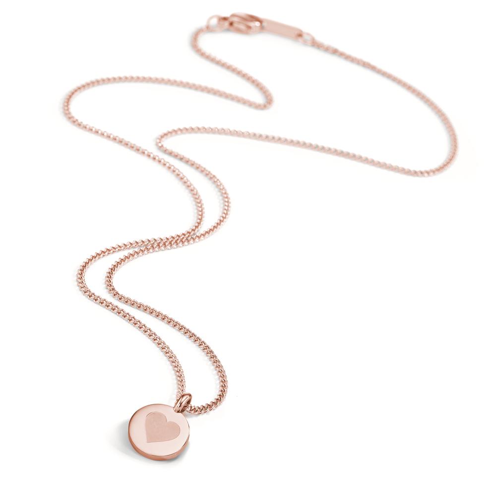 Collier Acier inoxydable rosé PVD 45 cm Ø11 mm