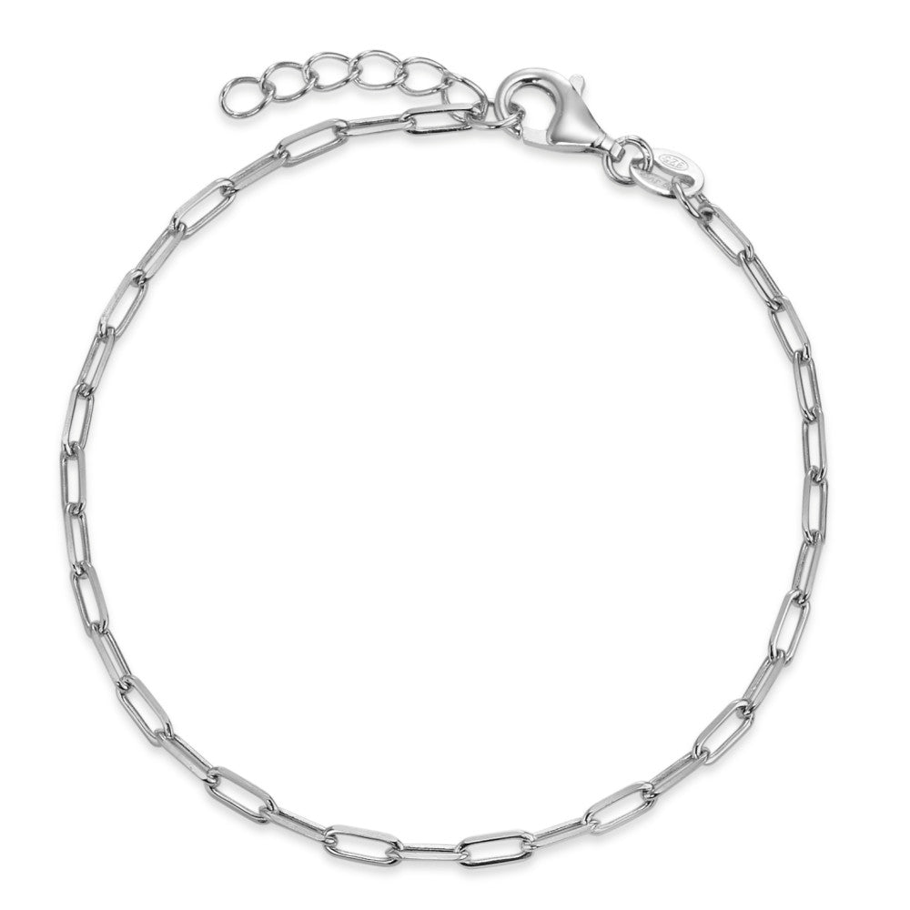 Bracelet Argent Rhodié 16-19 cm