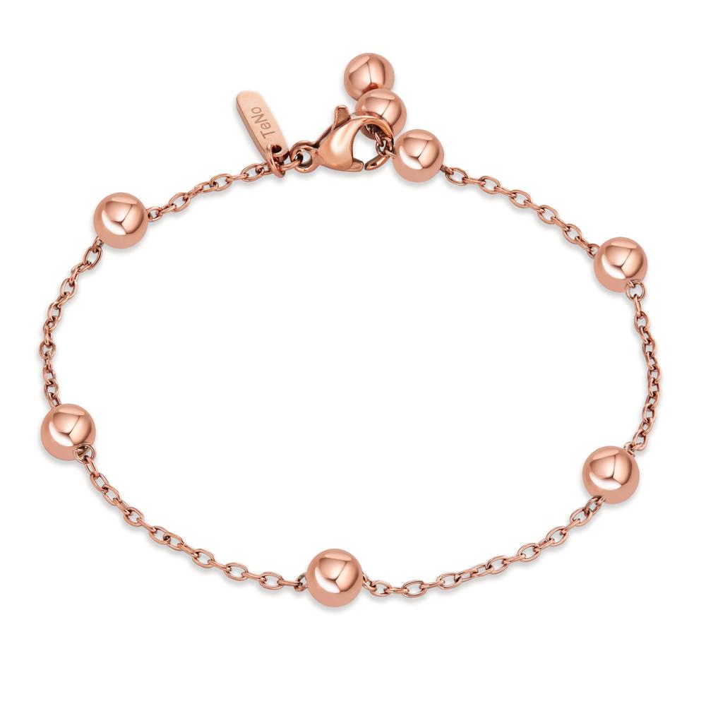 Bracelet Acier inoxydable rosé PVD 16.5-18 cm