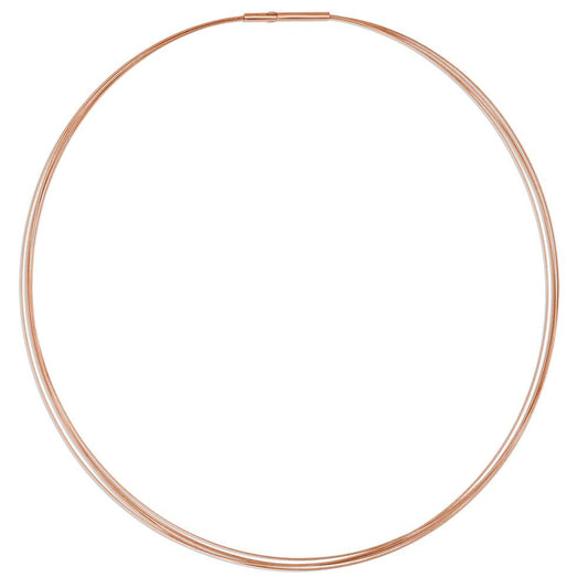 Collier Acier inoxydable rosé PVD 42 cm