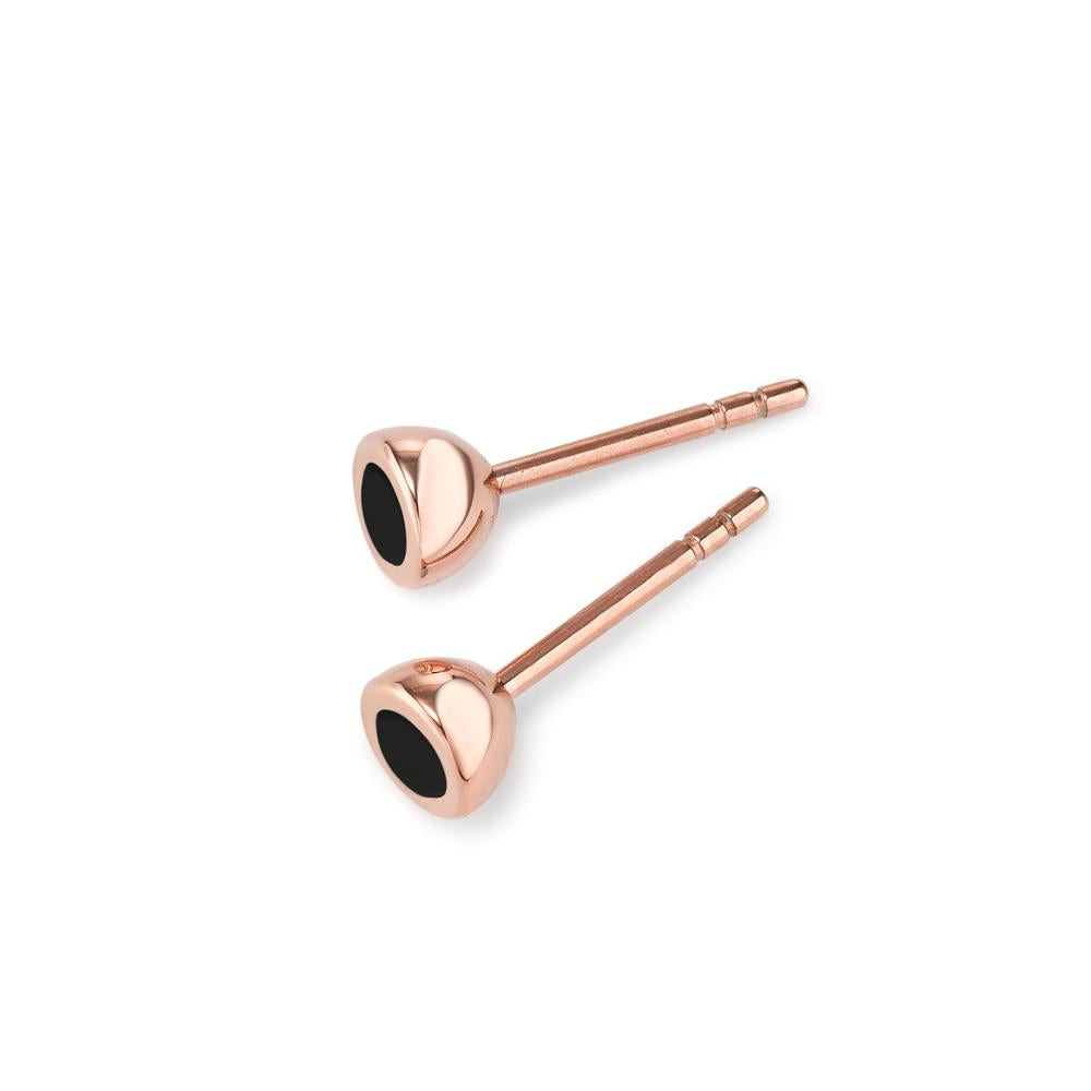 Ohrstecker Yuna Edelstahl-Rosé mit Emaille Ø5mm