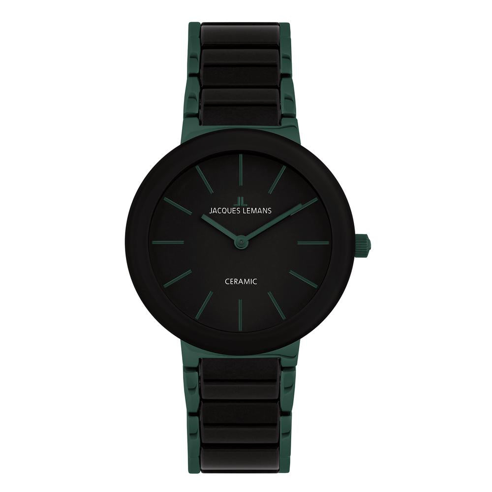 Montre Acier inoxydable, Céramique vert PVD Ø40 mm