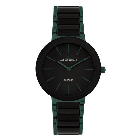 Montre Acier inoxydable, Céramique vert PVD Ø40 mm