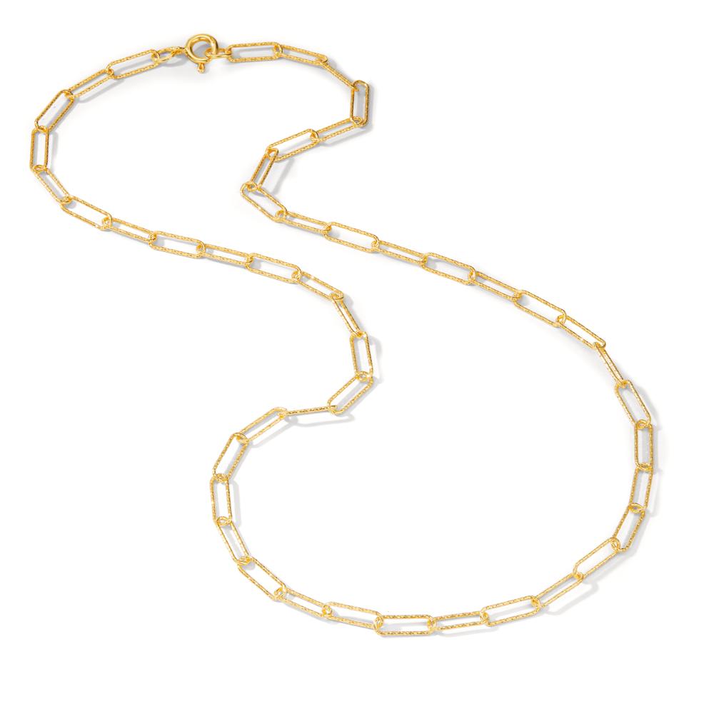 Collana Argento giallo dorato 45 cm