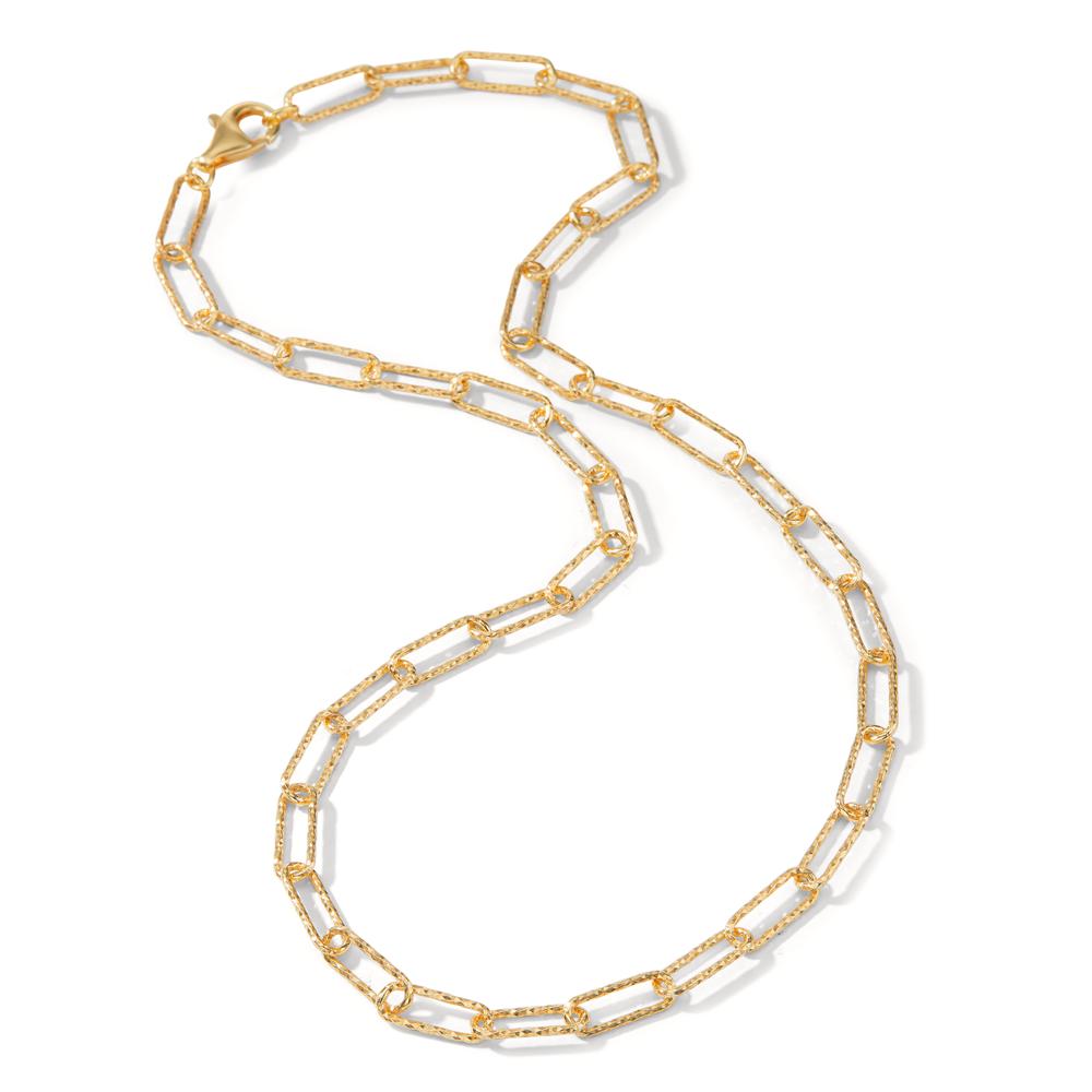 Collier Argent jaune Plaqué or 45 cm