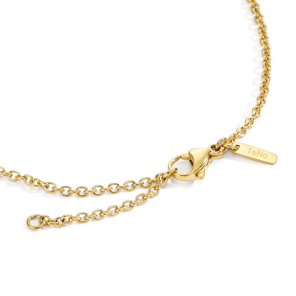 Collier Soho Gold aus glänzendem Edelstahl verstellbar