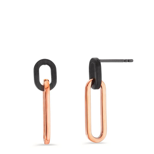 Pendant d'oreilles Acier inoxydable rosé PVD