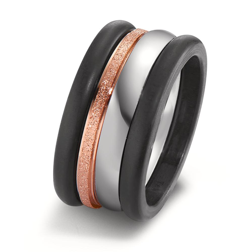 Bague à superposer Acier inoxydable rosé PVD