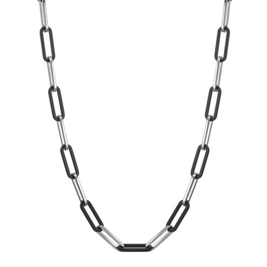 Collier Acier inoxydable, Carbone 45-48 cm