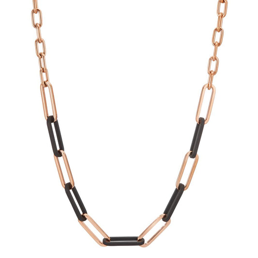 Collier Soho Rosé aus Edelstahl mit Carbon verstellbar