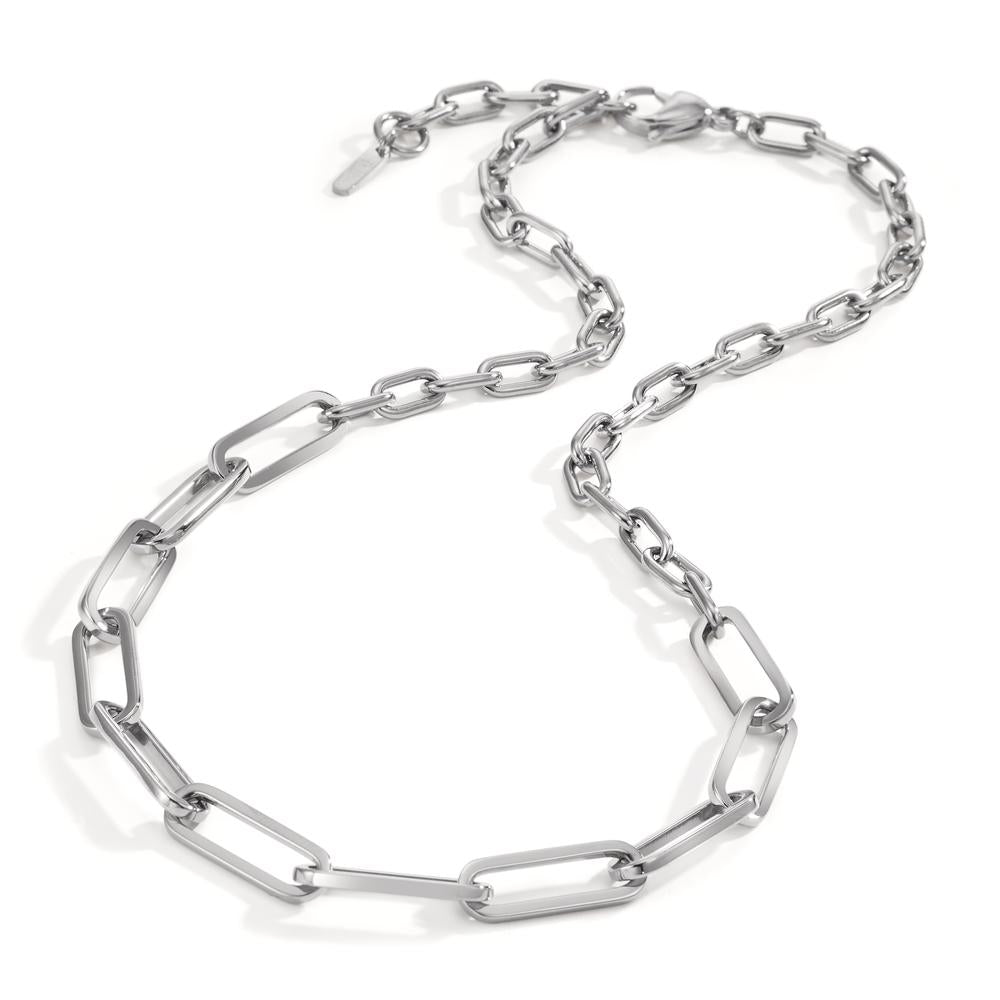 Collier Soho Silver aus glänzendem Edelstahl verstellbar