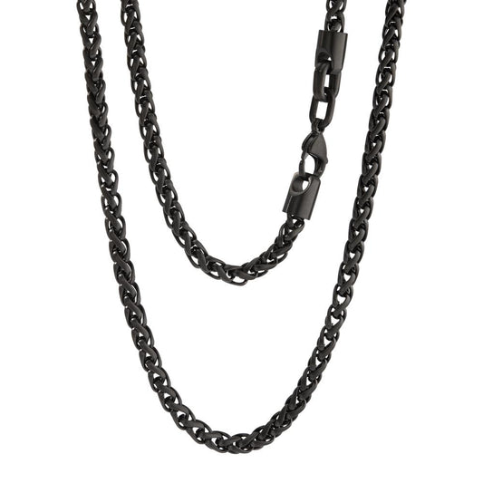 Collier Acier inoxydable noir PVD 50 cm Ø4.5 mm