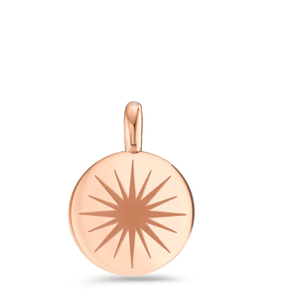 Pendentif Acier inoxydable rosé PVD Ø11 mm