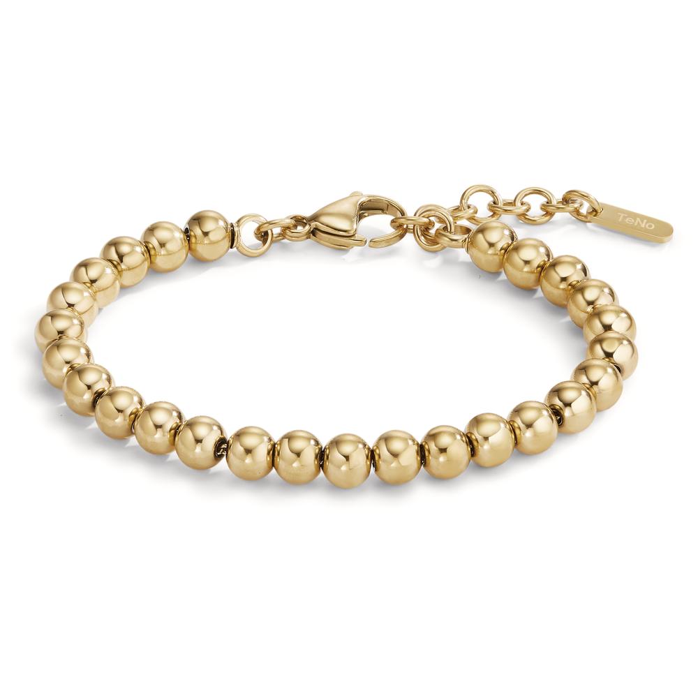 Kugelarmband Bola Gold Ø6mm, 16,5- 19,5cm verstellbar