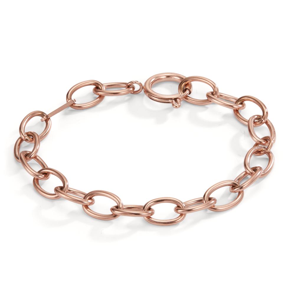 Bracciale Acciaio inossidabile rosa rivestimento IP 16.5-21 cm