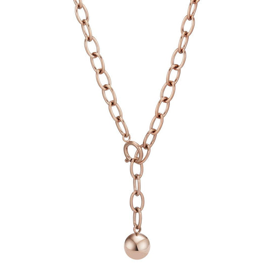 Collier Acier inoxydable rosé PVD 55 cm