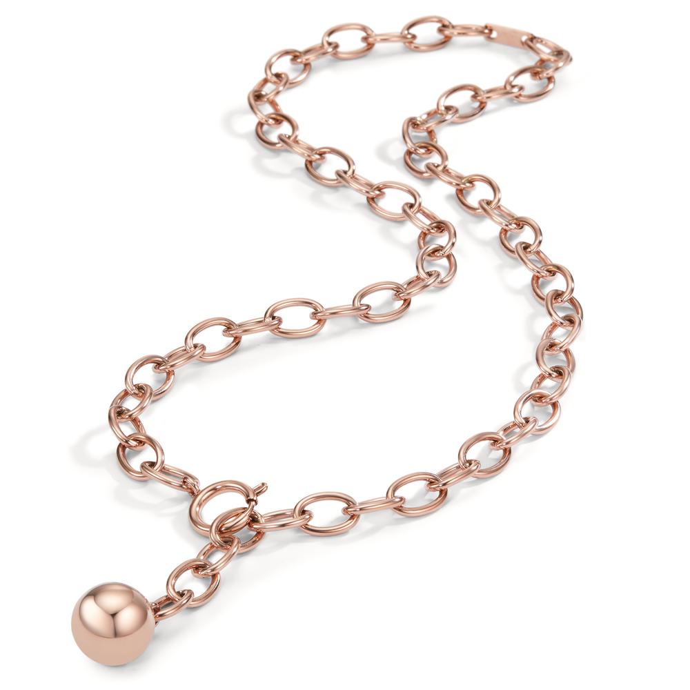 Collana Acciaio inossidabile rosa rivestimento IP 55 cm