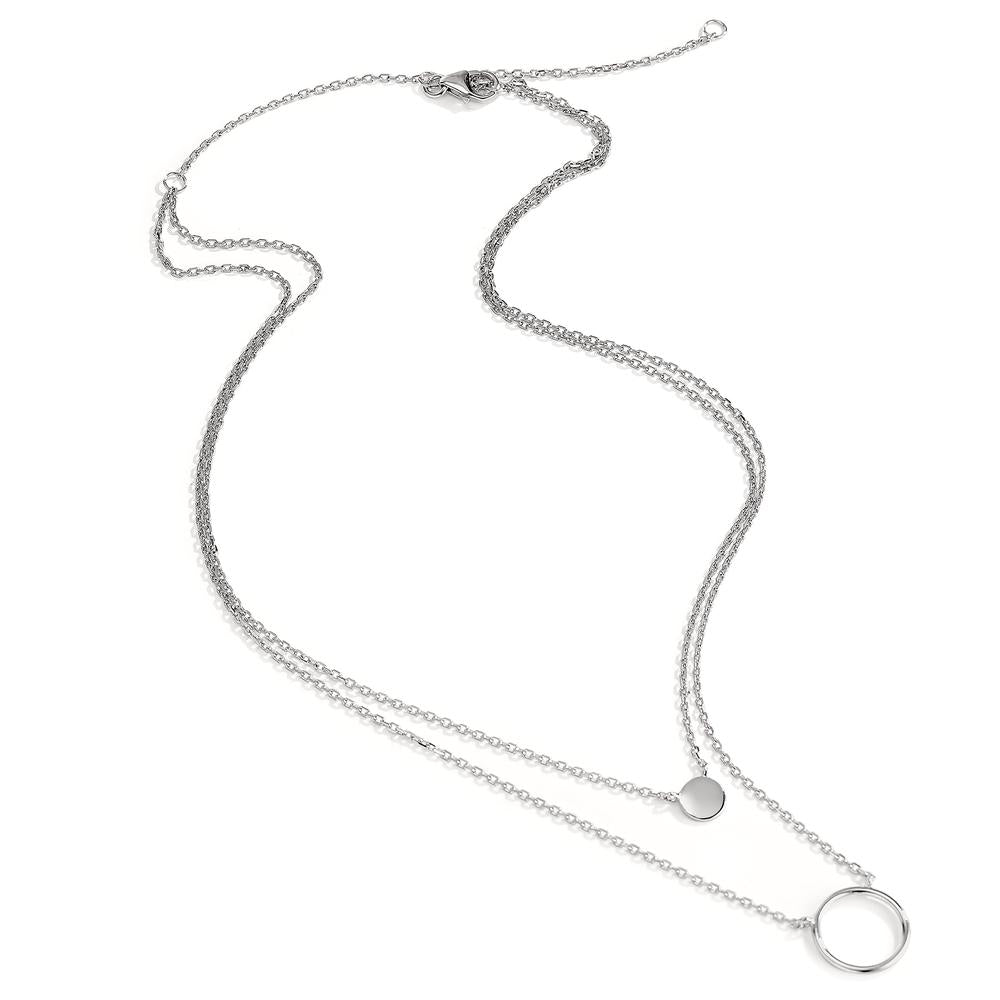 Collana Argento rodiato 45 cm