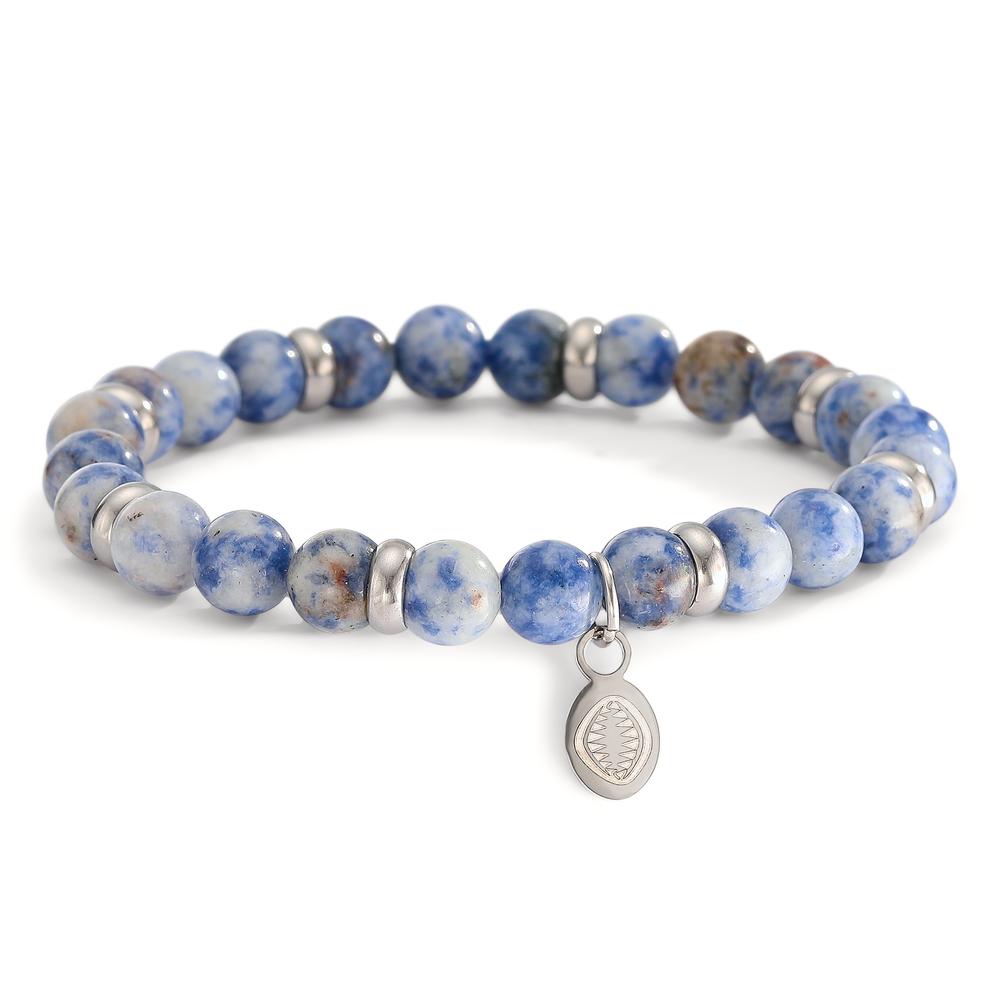 Bracciale Acciaio inossidabile Sodalite 21 cm Ø8.5 mm