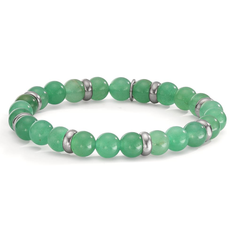 Bracelet Acier inoxydable Quartz vert 21 cm Ø8.5 mm