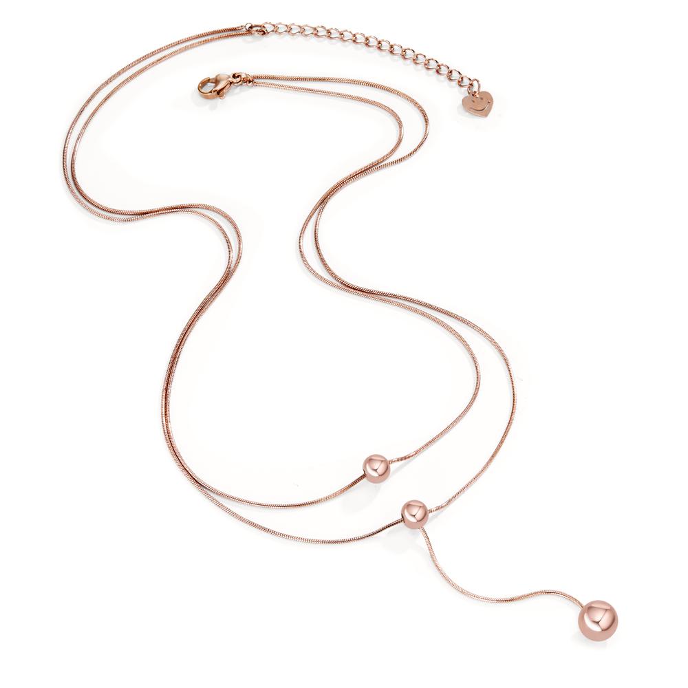 Collier Acier inoxydable rosé PVD 39-45 cm