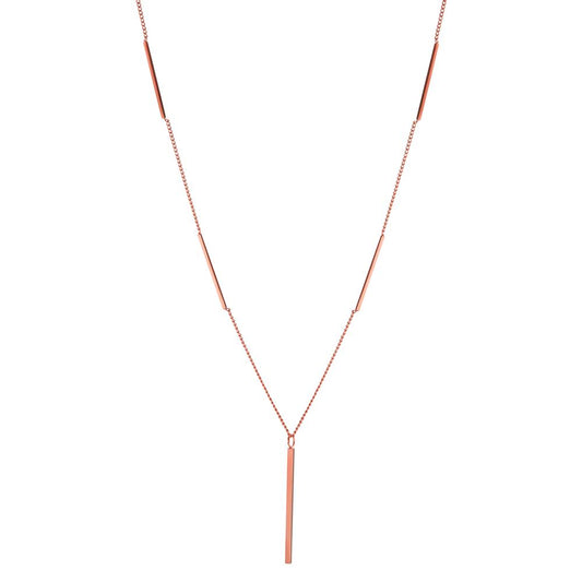 Collier Acier inoxydable rosé PVD 41-47 cm