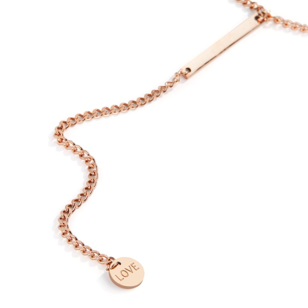 Collier Acier inoxydable rosé PVD 39-45 cm