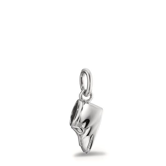 Pendentif Argent Rhodié Chaussure bébé