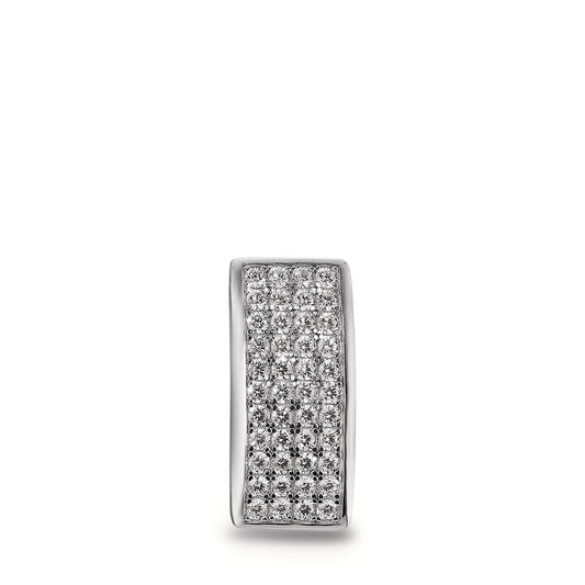 Pendentif Argent Zircone Rhodié