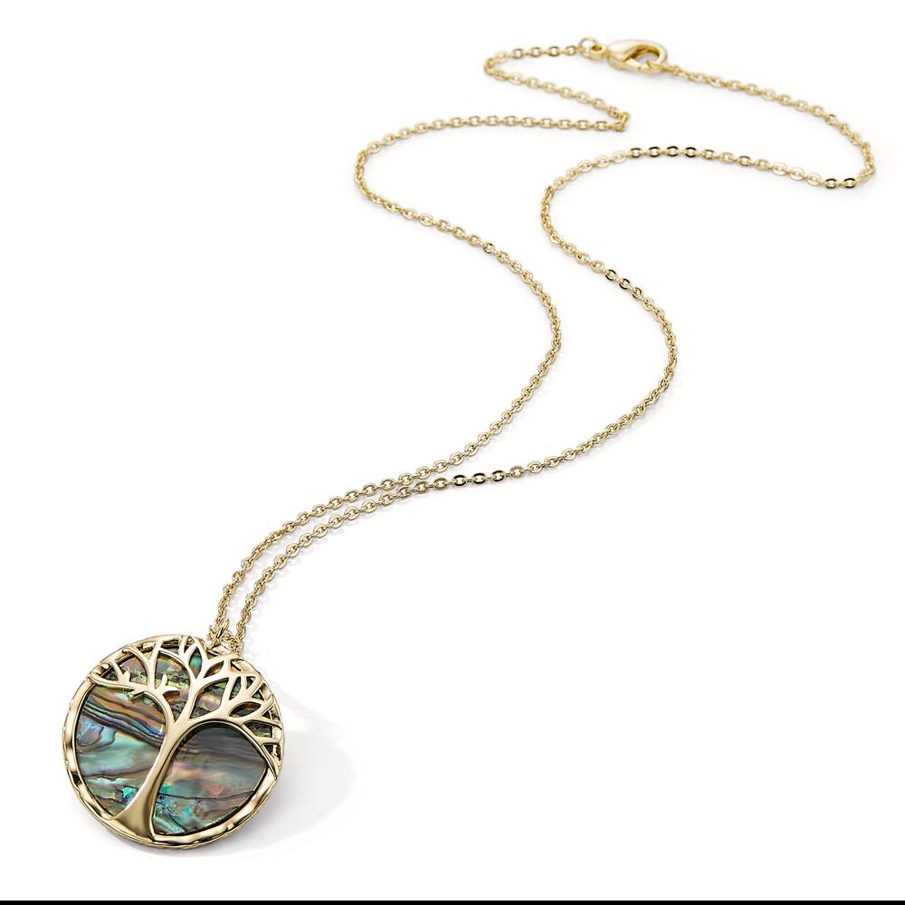 Collier Bronze Abalone Arbre de la vie 42 cm Ø25 mm